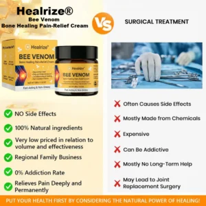 natural bee venom formula by healrize brand