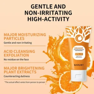 soothing dull skin with orange extract formula
