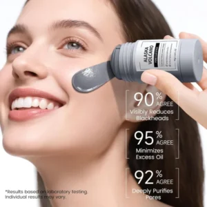 soothing oily skin with charcoal clay formula