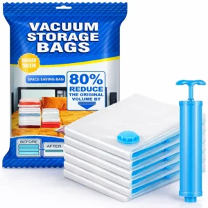 reusable airtight bags for seasonal clothes storage