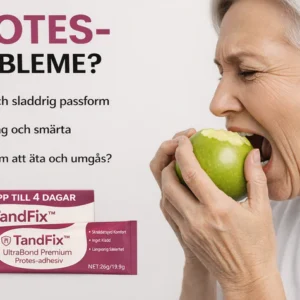 soothing gum irritation with tandfix hold formula