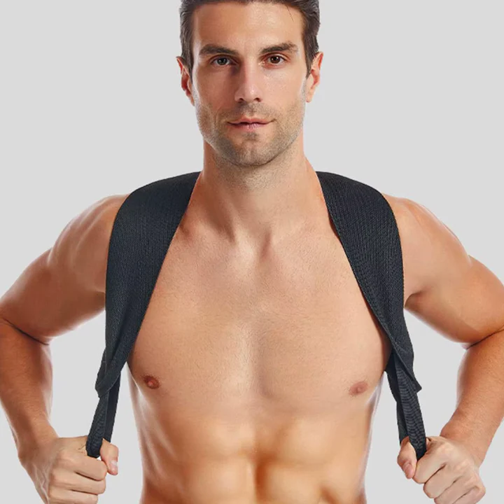 how to wear posture corrector straps for back support