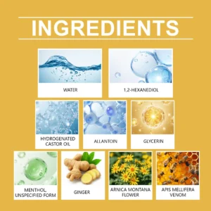 bee venom spray for tired legs results