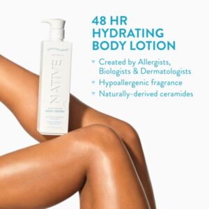 native sensitive series 48h hydrating body lotion for results