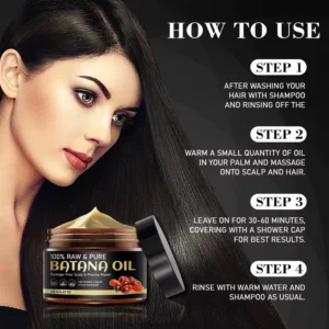 how to apply batana oil for scalp repair