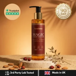 luvelana silk revival body oil for results