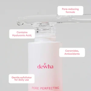 dewha serum before and after pore shrinking