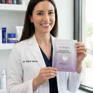 how to apply yumiaura patches for face lift