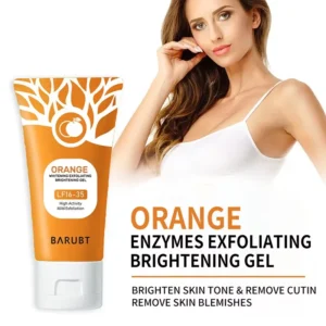 orange exfoliating gel for results