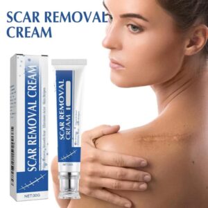 Surgical scar cream before and after results on deep stitch marks