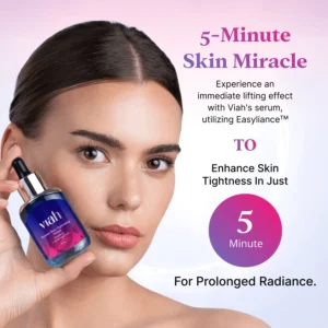 Instant skin-tightening serum before and after results