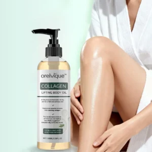 The Collagen Oil before and after results on loose skin