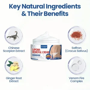 Cvreoz Lipoma Removal Cream texture and application on skin