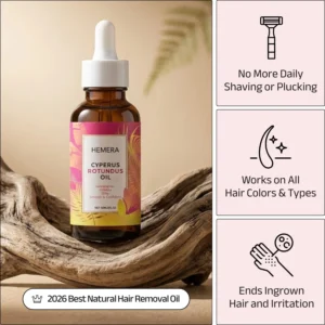 Best effective painless solution for slowing facial hair regrowth