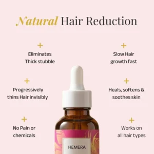 Stop unwanted hair growth naturally before and after results