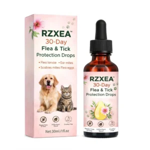 RZXEA™ 30-Day Flea & Tick Protection Drops for dogs and cats