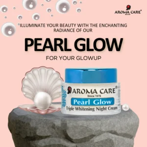 Advanced skin brightening night cream by Pearl Glow for glow