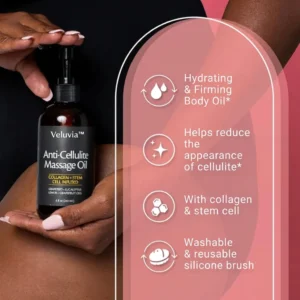 Natural body oil for cellulite reduction Veluvia