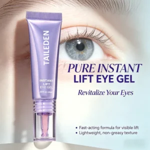 Instant Lift Eye Gel before and after 5-minute results