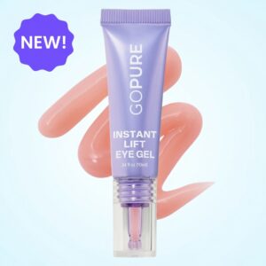 GOPURE™ Eye Gel before and after results on deep fine lines