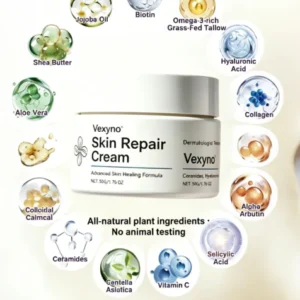 Vexyno® Skin Repair before and after results on irritated skin