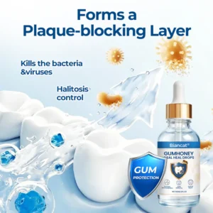 Natural honey-based oral repair drops by Biancat for sore gums