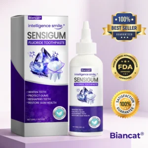 Anti-cavity fluoride toothpaste for sensitive teeth Biancat SensiGum