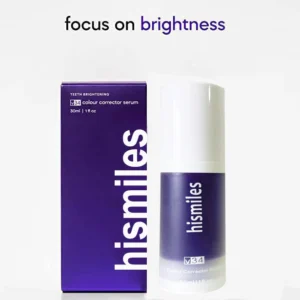 Purple teeth whitening serum for an instant bright smile