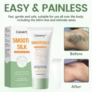 Painless hair removal cream by Ceoerty SmoothSilk for sensitive skin