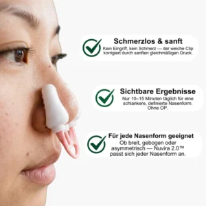 Non-surgical nose reshaping device by Nuvira for visible results