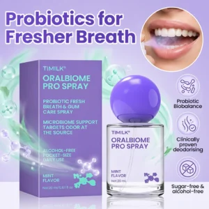 Biancat OralBiome Pro Spray before and after oral hygiene results