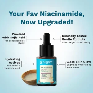 Kojic Acid and Korean Rice Water serum for fading dark spots