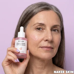 Illuminating pink serum by The Naked Skin for dewy finish