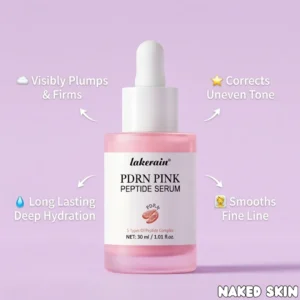 The Naked Skin™ Pink Glow Serum for instant facial radiance