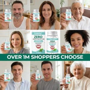Eco-friendly toothpaste tablets by Ceoerty for travel and home