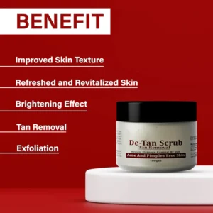 De-tan Face Pack before and after results on sun-damaged skin