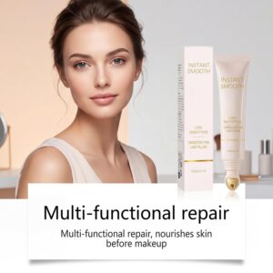 Line Smoother Primer before and after results on skin texture