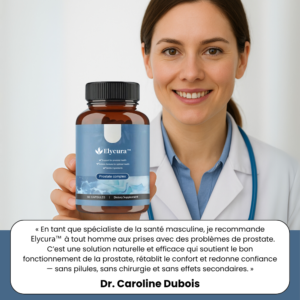 Herbal prostate wellness formula by Elycura for men's health