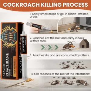 Professional grade roach killer gel by AEXZR for kitchen use