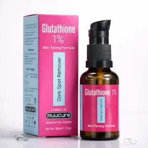 Glutathione 1% dark spot corrector serum bottle