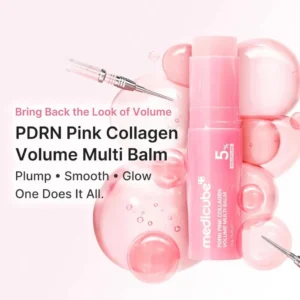 Medicube Pink Glow Balm before and after results on dull skin