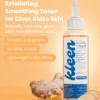 Kojic Acid Toner before and after results on uneven skin tone