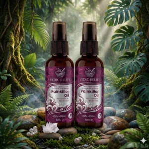 Smoke Pain Relief & Massage Oil before and after application