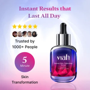 Instant skin-tightening serum for face and neck lift