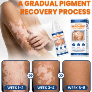 Natural piperine extract spray for skin pigment reactivation