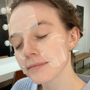 Korean redness toner pads before and after skin calming