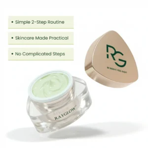 RayGlow skin brightening cream texture close-up