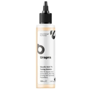 Urapra glycolic acid 7% toning solution for skin texture