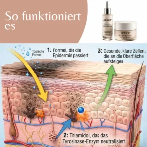 AEXZR pigment spot treatment before and after skin results