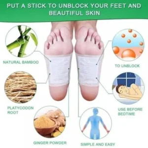 Advanced Herbal Foot Detox Patch for overnight body cleansing